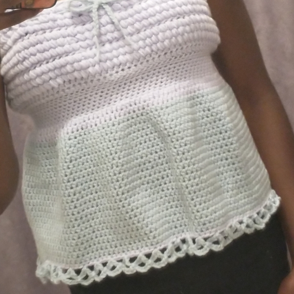Summer Frill Crochet Top - Picture 4 of 4